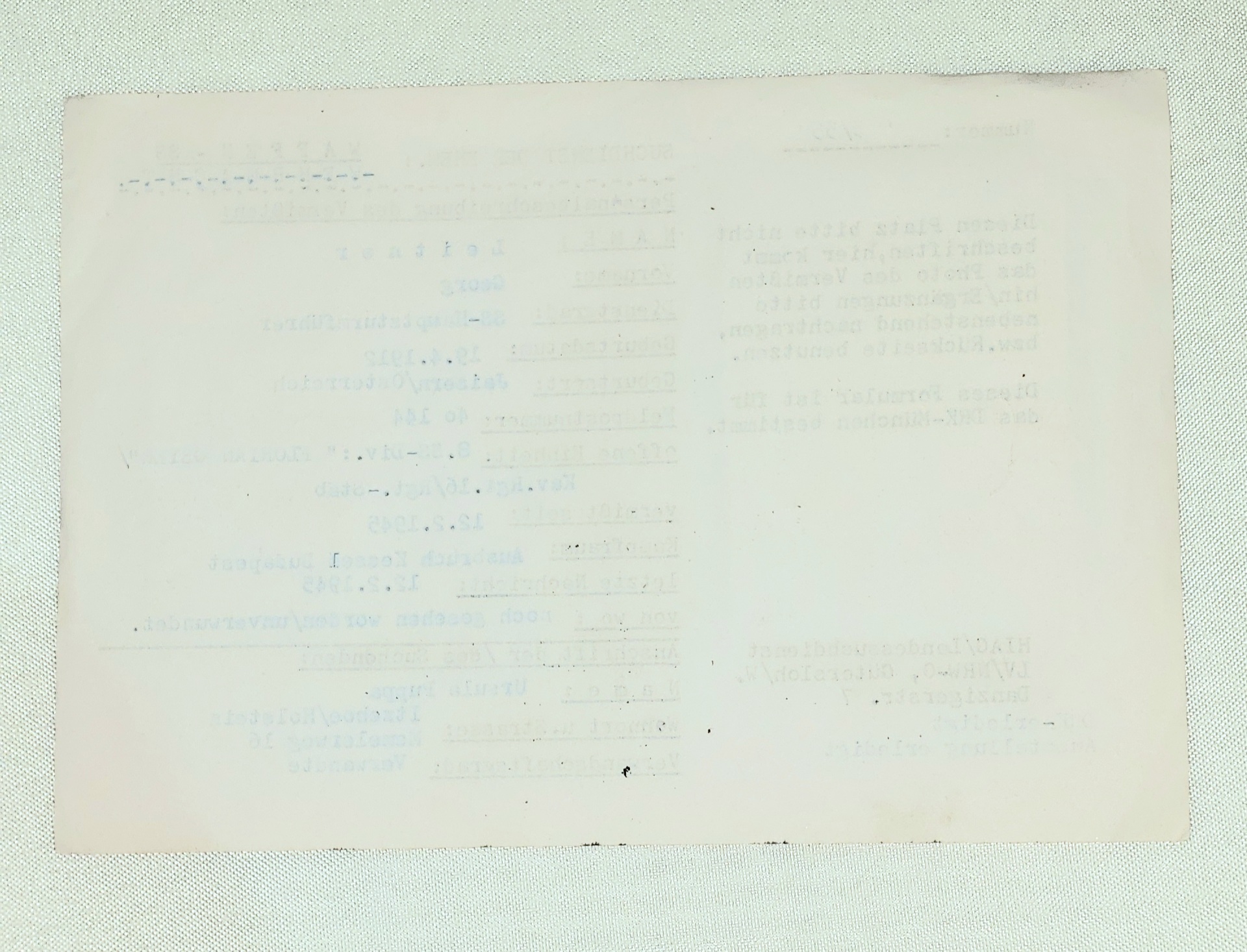 Awards, Documents to SS - soldiers.